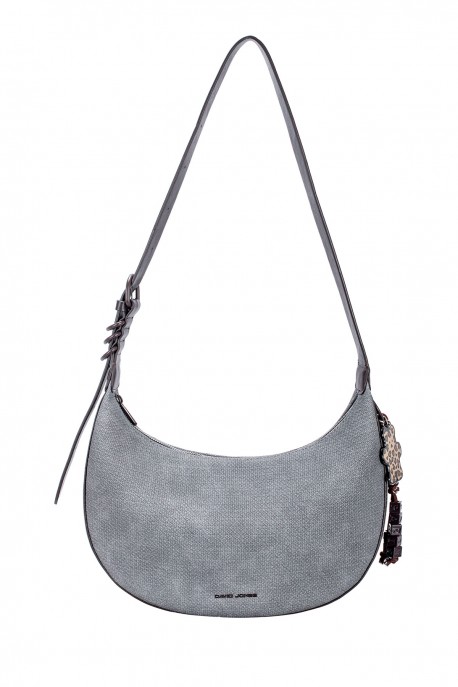 CM8622 Sac épaule forme croissant David Jones : couleur:Mer de B&eacute;ring (BERING SEA)
