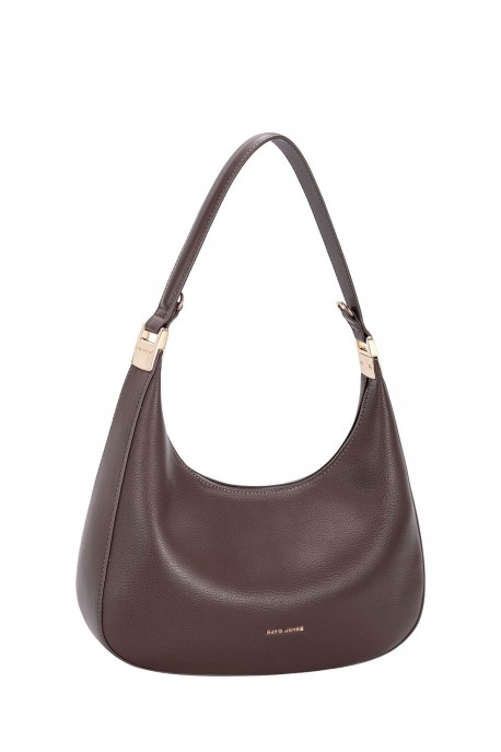 CM8625 David Jones Hobo Shoulder Bag : colour:SANDALWOOD BROWN