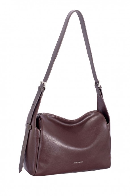 CM8636 Sac épaule polochon David Jones : couleur:HOT CHOCOLAT