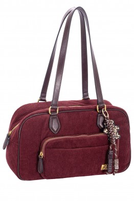 CM8701 Sac épaule polochon style velours côtelé David Jones