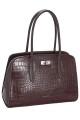 CM8706 David Jones Crocodile Bowling Handbag