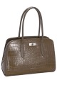 CM8706 David Jones Crocodile Bowling Handbag