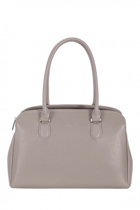 CM8713 David Jones Bowling Handbag : colour:WARM GREY SAND