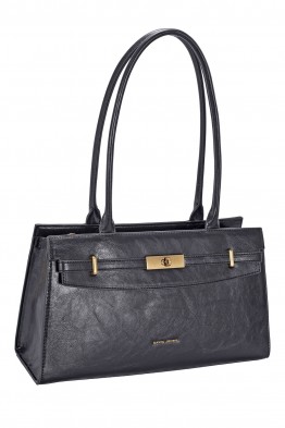 CM8721 Sac épaule polochon avec déco ceinture David Jones