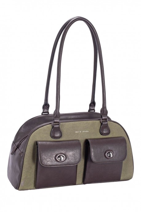 CM8728 David Jones Bowling Shoulder Bag : colour:MIST MOSS