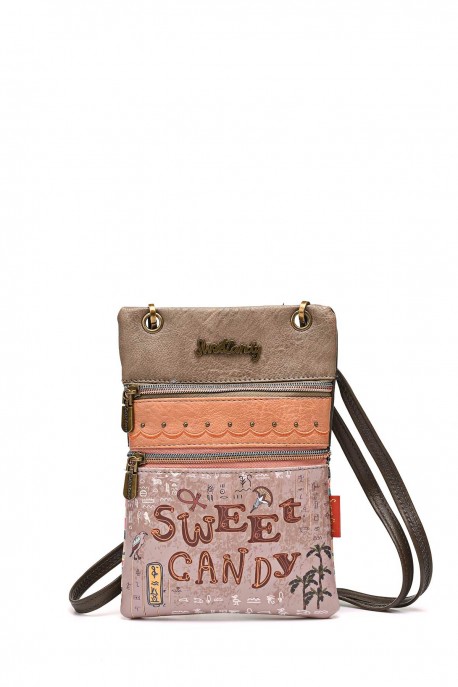 SC-031 Pochette bandoulière synthétique Sweet & Candy : couleur:Vert (Green)