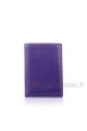 Leather wallet for lady multicolor Fancil FA902 : Color:Purple