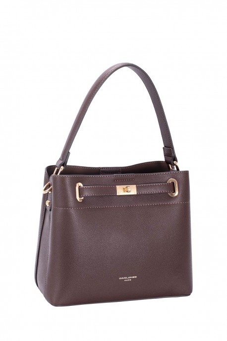 Sac à main David Jones CM6829-4 : couleur:Bordeaux fonc&eacute; (D.Bordeaux)