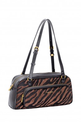 CM8531 Sac à main polochon zébré David Jones