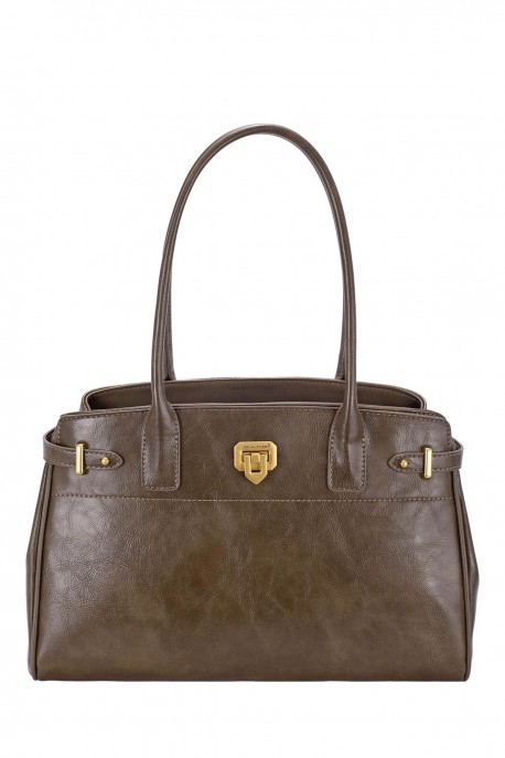 CM8769 David Jones Flared A-Line Shoulder Bag : colour:MIST MOSS