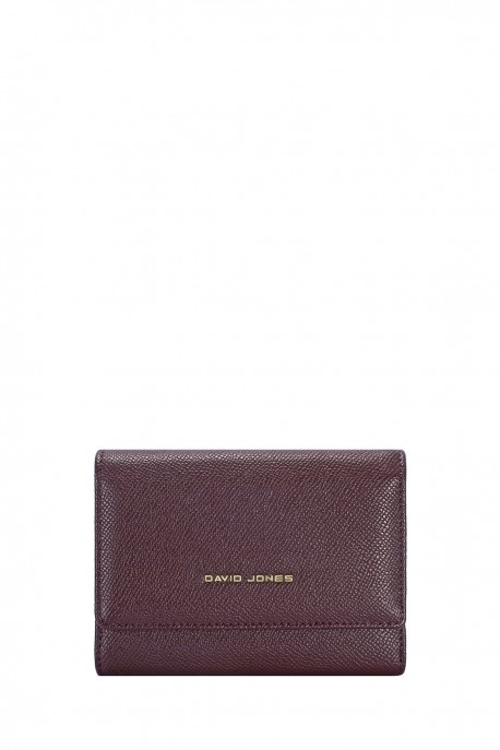 P151-2 Porte-monnaie David Jones : couleur:Bordeaux fonc&eacute; (D.Bordeaux)