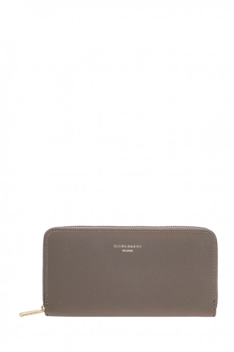 P175-510 Portefeuille effet Nubuck David Jones : couleur:Champignon (FUNGI)