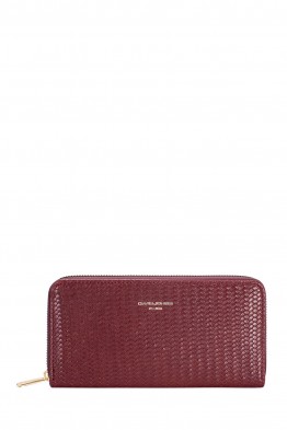 P176-510 Portefeuille motif tressé David Jones