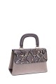 CM8638 David Jones python flap handbag