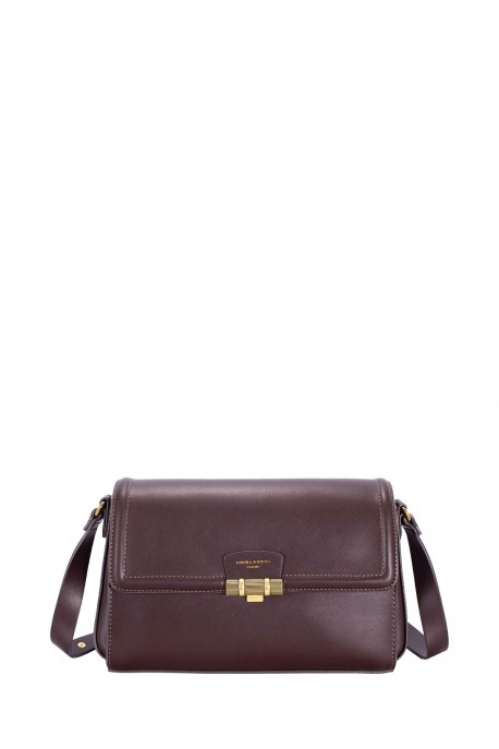 CM8662 Sac bandoulière à rabat David Jones : couleur:HOT CHOCOLAT