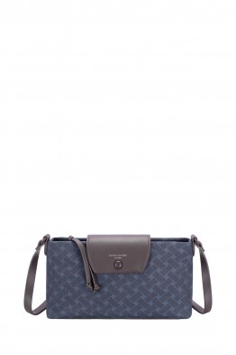CM8686 David Jones Geometric Pattern Crossbody Bag
