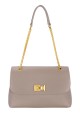 CM8689 David Jones Chain Flap Shoulder Bag
