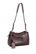CM8707 Sac épaule Trapèze croco David Jones