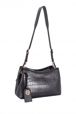CM8707 Sac épaule Trapèze croco David Jones