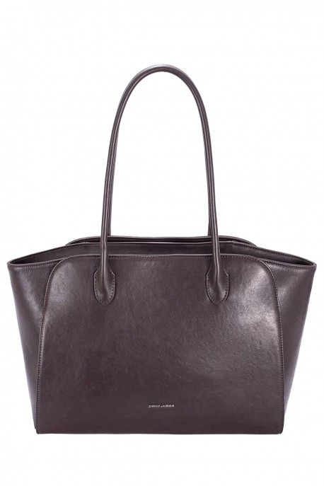 CM8708 Sac à main à ailettes taille XL David Jones : couleur:WENGE WOOD