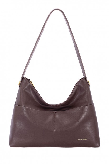 CM8709 Sac épaule hobo David Jones : couleur:HOT CHOCOLAT