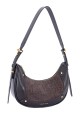 CM8718 David Jones Monogram Crescent Shoulder Bag