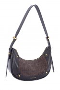 CM8718 David Jones Monogram Crescent Shoulder Bag