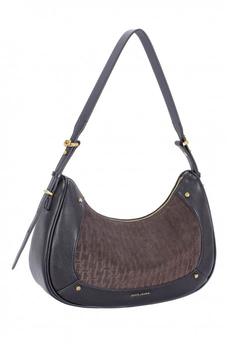 CM8719 David Jones Monogram Crescent Shoulder Bag