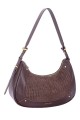 CM8719 David Jones Monogram Crescent Shoulder Bag