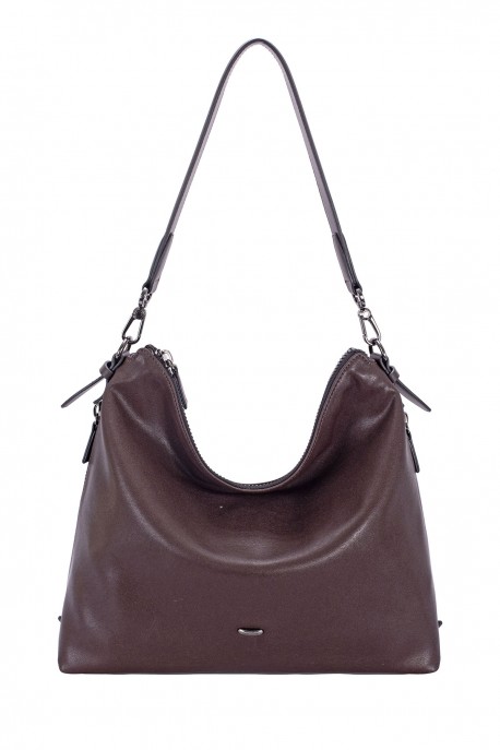CM8748 Sac épaule hobo seau David Jones : couleur:HOT CHOCOLAT