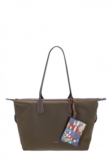 CM8757 David Jones Shopping Handbag : colour:MIST MOSS