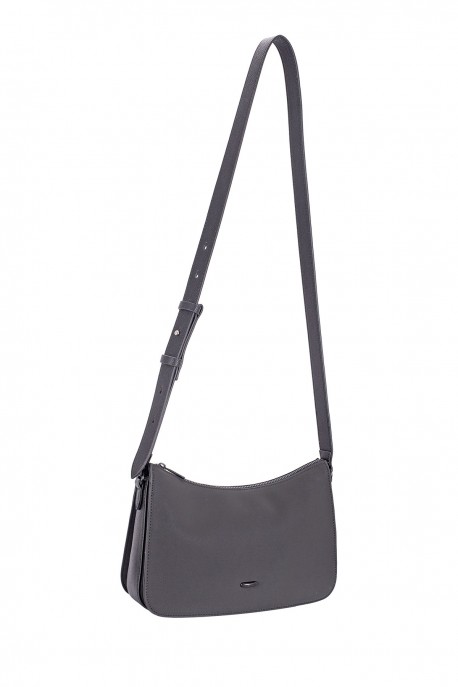 CM8759 David Jones Trapeze Shoulder Bag : colour:JET BLACK