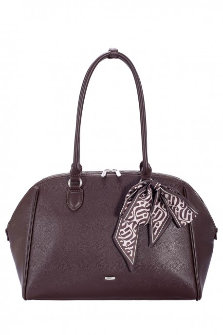 CM8764 David Jones Dome Purse : colour:HOT CHOCOLAT