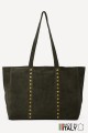 ZE-9026 Sac cabas shopping en cuir nubuck