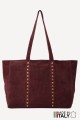 ZE-9026 Sac cabas shopping en cuir nubuck