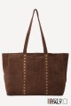 ZE-9026 Nubuck leather shopping tote bag
