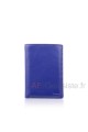Leather wallet for lady multicolor Fancil FA902 : Color:Blue