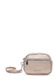 KJ252 Brioche-style clutch purse with a textured synthetic leather wrist strap