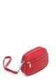 KJ252 Porte-monnaie pochette brioche avec dragonne grainé synthétique