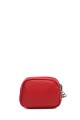 KJ252 Brioche-style clutch purse with a textured synthetic leather wrist strap