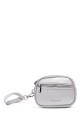 KJ252 Brioche-style clutch purse with a textured synthetic leather wrist strap