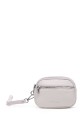 KJ252 Brioche-style clutch purse with a textured synthetic leather wrist strap