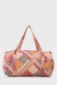 BG-6860 textile duffel diaper bag with liberty flower pattern