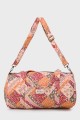 BG-6860 Sac à langer polochon textile motif fleurs liberty