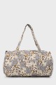 BG-6860 Sac à langer polochon textile motif fleurs liberty