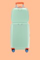 ELITE X LIGHTREE PURE JOY Cabin Suitcase and Make-up Case – Pastel green