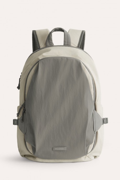 BAGSMART Soar 25L Travel Backpack Set – 180deg Clamshell Opening BM0301108AN : colour:Grey
