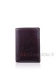 Leather wallet for lady multicolor Fancil FA902 : colour:Marron foncé