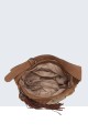 BV-29085 Sac épaule hobo Patchwork Clouté effet nubuck