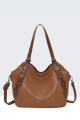 BV-B55041 Peach Skin Flap Shoulder Bag